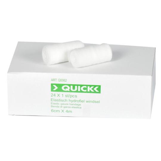 Quick elastisch hydrofiel 6 cm x 4 m per stuk